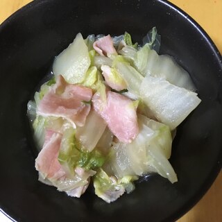 白菜とベーコンの小鉢